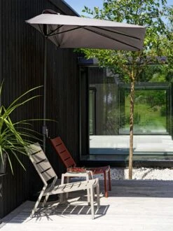 Brafab Cambre Parasol 250x130 Cm, Antraciet -Tuin Verkoop brafab cambre parasol 250x130 cm antraciet 3