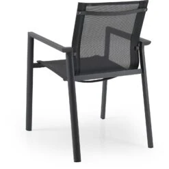 Brafab Delia Nimes Dining Set, Anthracite -Tuin Verkoop brafab delia armchair textilen 9