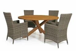 Brafab Eios Table Ø150, Teak -Tuin Verkoop brafab eios table 150 teak 4