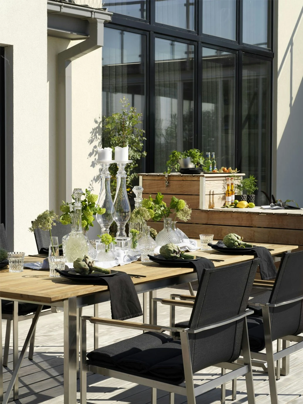 Brafab Gotland Stackable Chair, Stainless/Black 7 Brafab Gotland Stackable Chair, Stainless/Black - Afbeelding 5