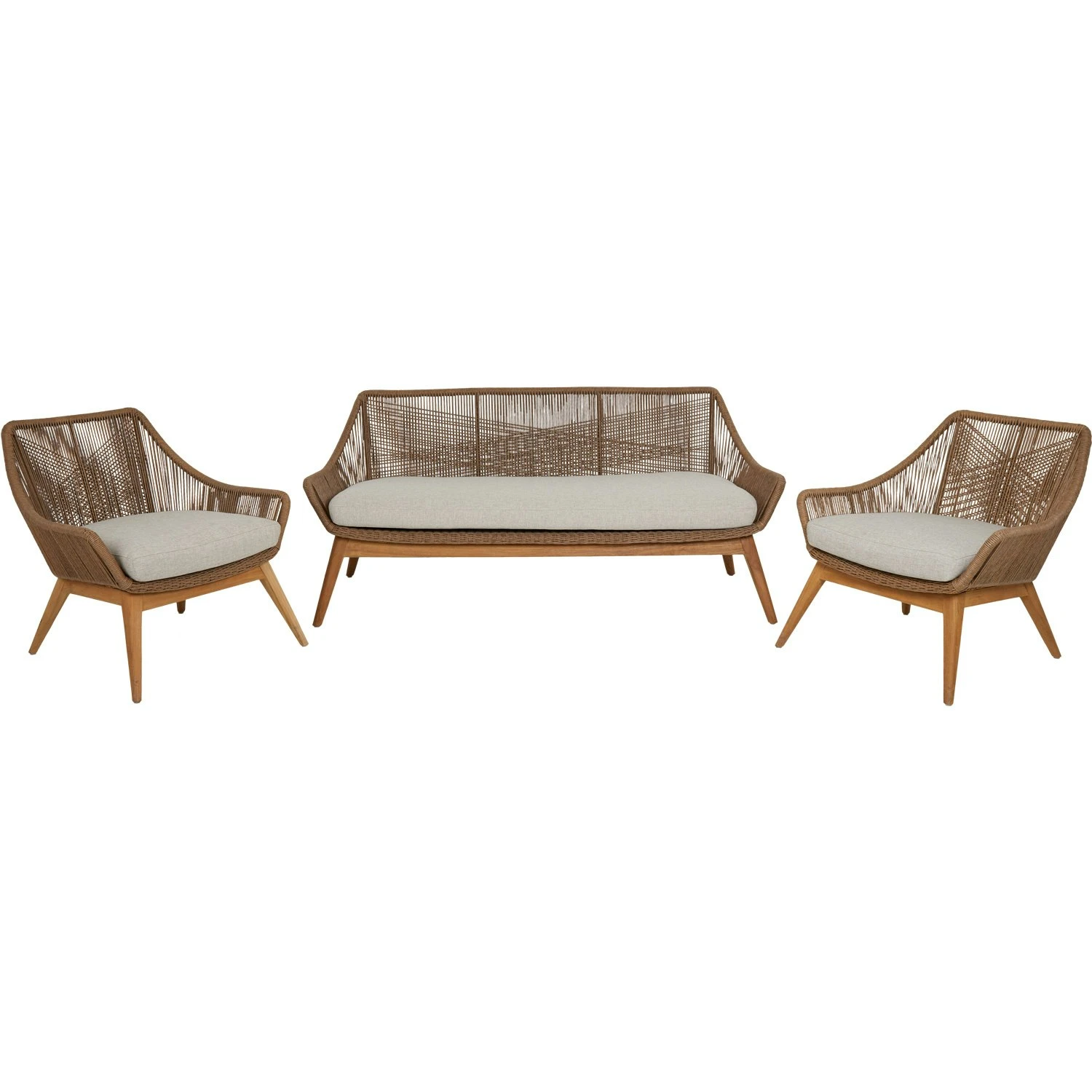 Brafab Hassel Fauteuil Naturel, Laag 5 Brafab Hassel Fauteuil Naturel, Laag - Afbeelding 3