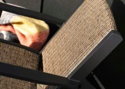 Brafab Kira Loungestoel, Zwart / Rustiek Kunstmatige Rotan 11 Brafab Kira Loungestoel, Zwart / Rustiek Kunstmatige Rotan -Tuin Verkoop brafab kira loungestoel zwart rustiek kunstmatige rotan 2