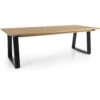 Brafab Laurion Dining Table 230x100, Teak/Black Alu -Tuin Verkoop brafab laurion dining table teak 0
