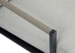 Brafab Lyra Bank 2,5-zits, Zwart/Zand -Tuin Verkoop brafab lyra sofa 25 black with cushion 1