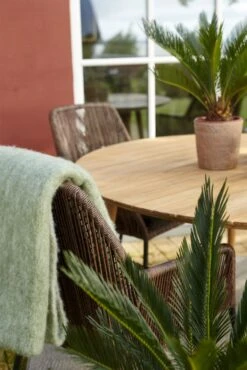 Brafab Midway Dining Chair With Pad, Nature -Tuin Verkoop brafab midway with black seat cushion nature 11