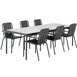 Brafab Nox Tafelstand Aluminium 90x237 Cm, Antraciet -Tuin Verkoop brafab nox tafelstand aluminium 1