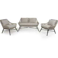 Brafab Pembroke Sofa 3-seater With Pad, Beige -Tuin Verkoop brafab pembroke with seat cushion beige 10