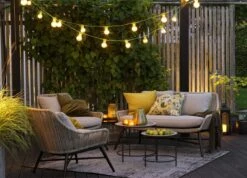 Brafab Pembroke Armchair With Pad, Beige -Tuin Verkoop brafab pembroke with seat cushion beige 9 1