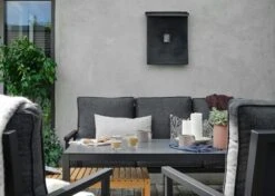 Brafab Rana Loungeset Laag 5 Zitplaatsen, Zwart/Antraciet -Tuin Verkoop brafab rana loungeset laag 5 zitplaatsen 2