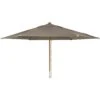 Brafab Reggio Parasol Ø300 Cm, Taupe -Tuin Verkoop brafab reggio wooden parasol 3m 5
