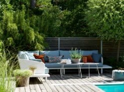 Brafab Taverny Coffee Table Ø85, White / Dark Grey -Tuin Verkoop brafab taverny coffee table 85 white dark grey 13