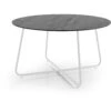 Brafab Taverny Coffee Table Ø85, White / Dark Grey -Tuin Verkoop brafab taverny coffee table 85 white dark grey 3