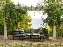 Brafab Weldon Hoekbank 5-zits, Zwart/Grijs 9 Brafab Weldon Hoekbank 5-zits, Zwart/Grijs -Tuin Verkoop brafab weldon corner sofa inc seat cushions 15