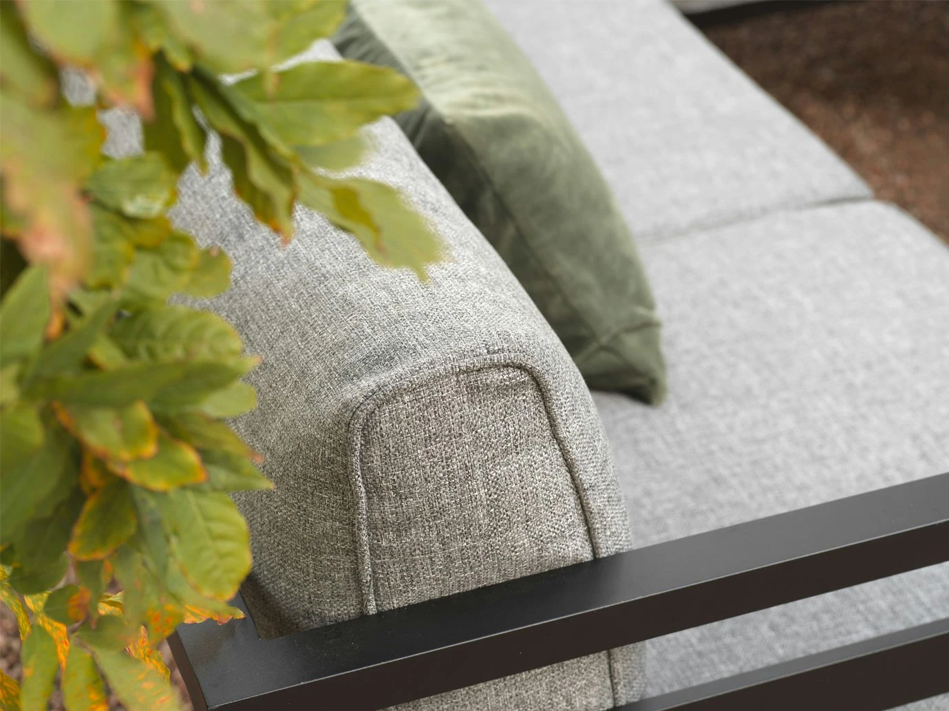 Brafab Weldon Hoekbank 5-zits, Zwart/Grijs 6 Brafab Weldon Hoekbank 5-zits, Zwart/Grijs - Afbeelding 4