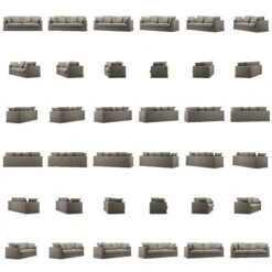 Le Grand Air 3-Zitsbank Voor Buiten Sunbrella, Taupe 13 Le Grand Air 3-Zitsbank Voor Buiten Sunbrella, Taupe -Tuin Verkoop decotique le grand air outdoor 3 seater sunbrella 31