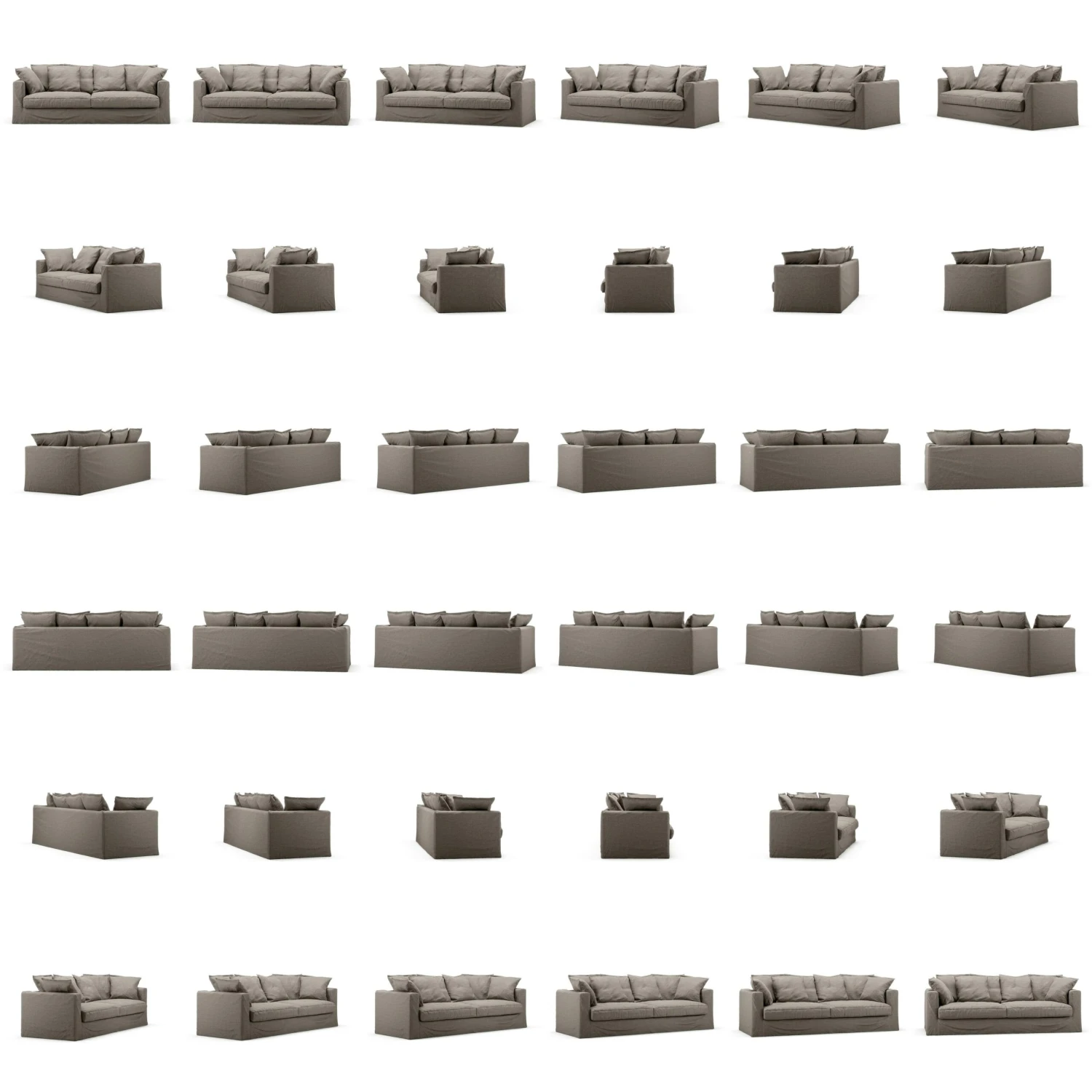 Le Grand Air 3-Zitsbank Voor Buiten Sunbrella, Taupe 8 Le Grand Air 3-Zitsbank Voor Buiten Sunbrella, Taupe - Afbeelding 6