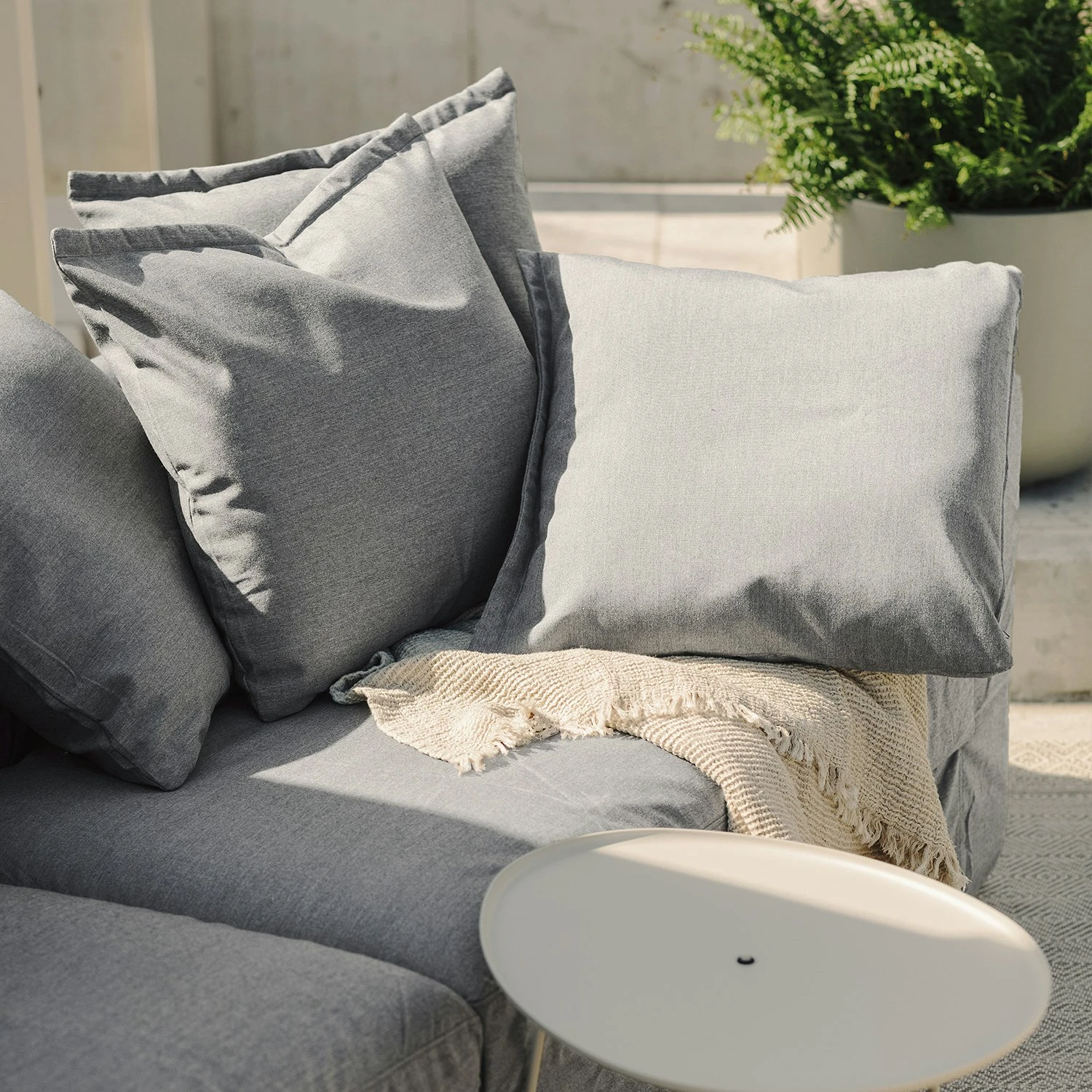 Le Grand Air 3-Zitsbank Voor Buiten Sunbrella, Flanelle 7 Le Grand Air 3-Zitsbank Voor Buiten Sunbrella, Flanelle - Afbeelding 5