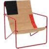 Ferm LIVING Desert Ligstoel, Poppy Red / Block -Tuin Verkoop ferm living desert ligstoel 17