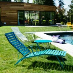 Bistro Chaise Longue, Poppy 9 Bistro Chaise Longue, Poppy -Tuin Verkoop fermob bistro chaise longue 30 1