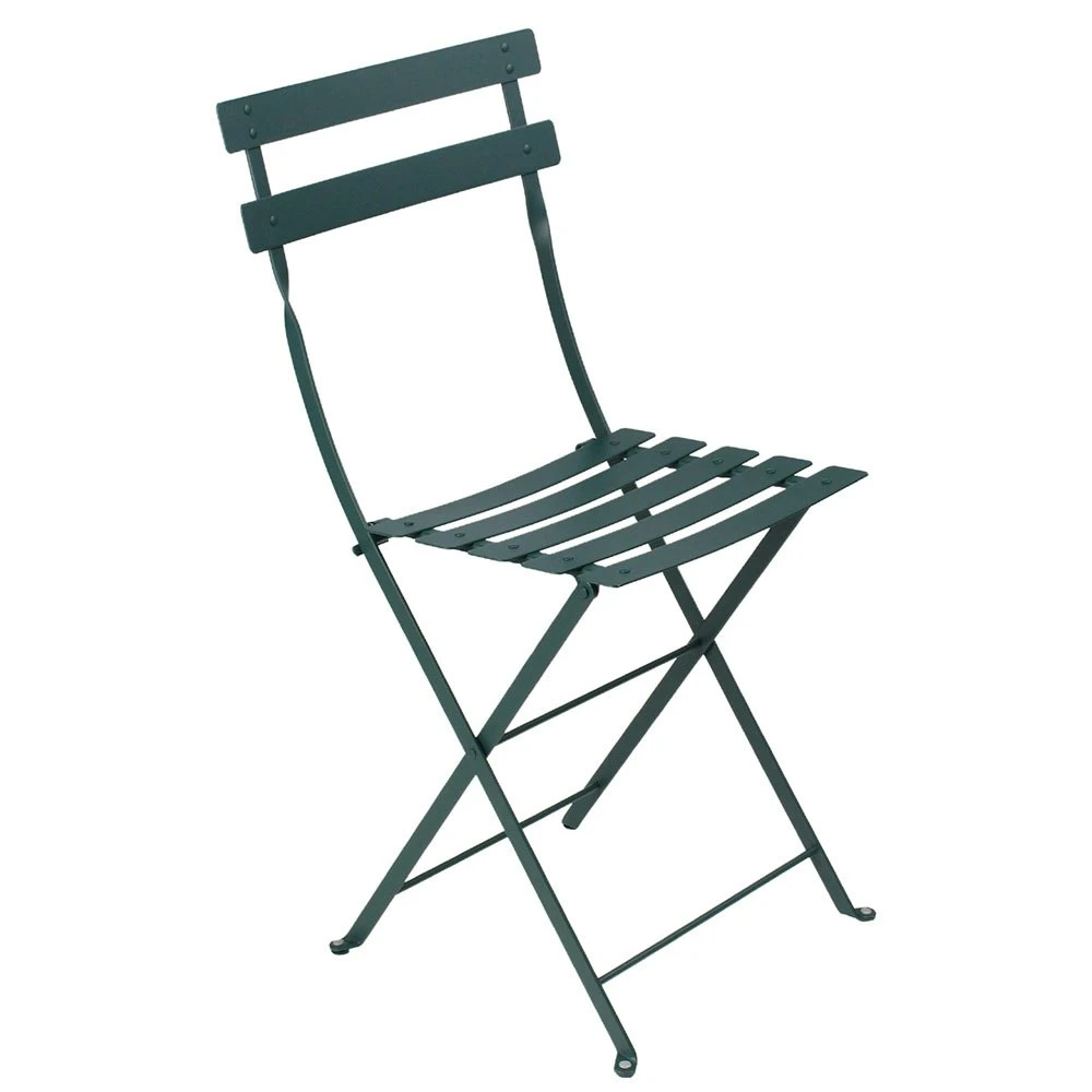 Bistro Metal Chair, Storm Grey 3 Bistro Metal Chair, Storm Grey