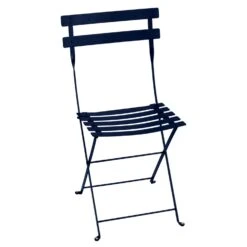 Bistro Metal Chair, Deep Blue