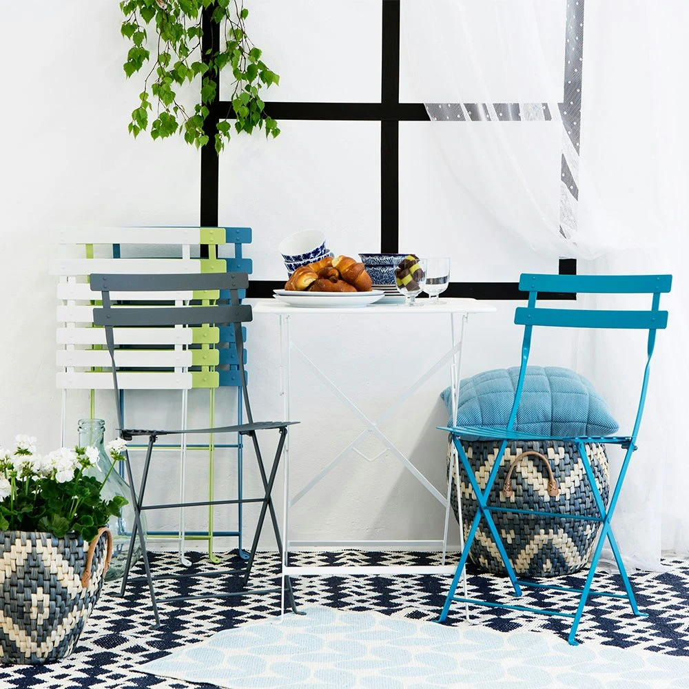 Bistro Metal Chair, Antracit 4 Bistro Metal Chair, Antracit - Afbeelding 2