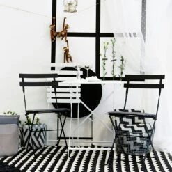 Bistro Table 57x57 Cm, Deep Blue -Tuin Verkoop fermob bistro table 57x57 cm 37 1