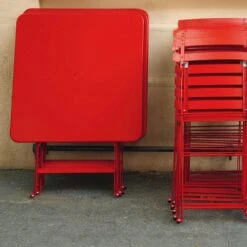 Bistro Table 71x71, Chili -Tuin Verkoop fermob bistro table 71x71 cm 55