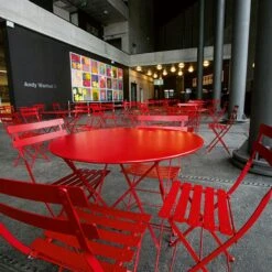 Bistro Table Ø77, Nutmeg -Tuin Verkoop fermob bistro table 77 nutmeg 9