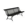Louisiane Bench 200, Liquorice 1 Louisiane Bench 200, Liquorice -Tuin Verkoop fermob louisiane sofa 200 cm 13