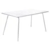 Luxembourg Table 143x80, Cotton White -Tuin Verkoop fermob luxembourg table 143x80 cm 1