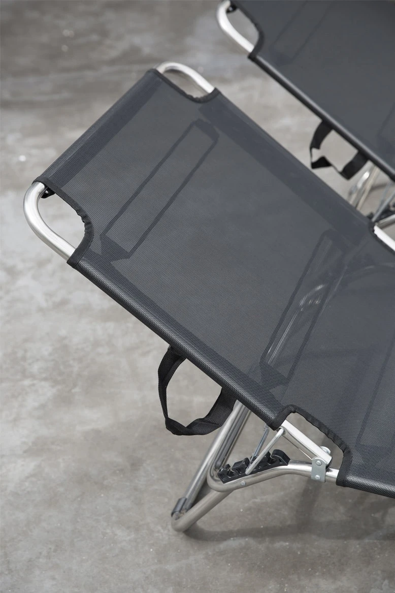 FIAM Amigo Sunbed, Black 5 FIAM Amigo Sunbed, Black - Afbeelding 3