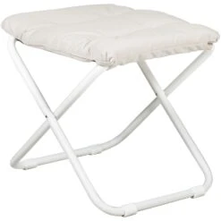 FIAM Chico Soft Footrest, Beige ( White Frame)