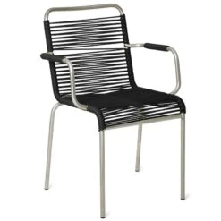 FIAM Mya Spaghetti Fauteuil, Zwart