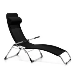 FIAM Samba Deck Chair, Black