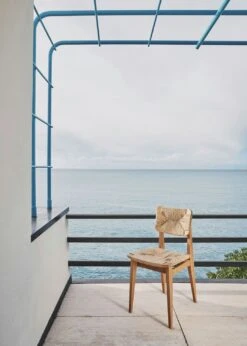 Gubi C-Chair Outdoor Eetkamerstoel Teak -Tuin Verkoop gubi c chair outdoor eetkamerstoel teak 3