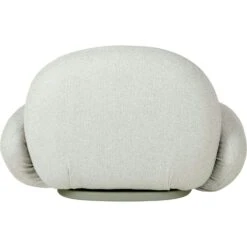 Gubi Pacha Outdoor Loungestoel Met Armleuning, Dedar Libera 003, Mosgroene Voet -Tuin Verkoop gubi pacha outdoor loungestoel met armleuning 1