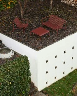 Hay Palissade Lage Tafel, Iron Red -Tuin Verkoop hay palissade loungetafel 815x86 cm 2