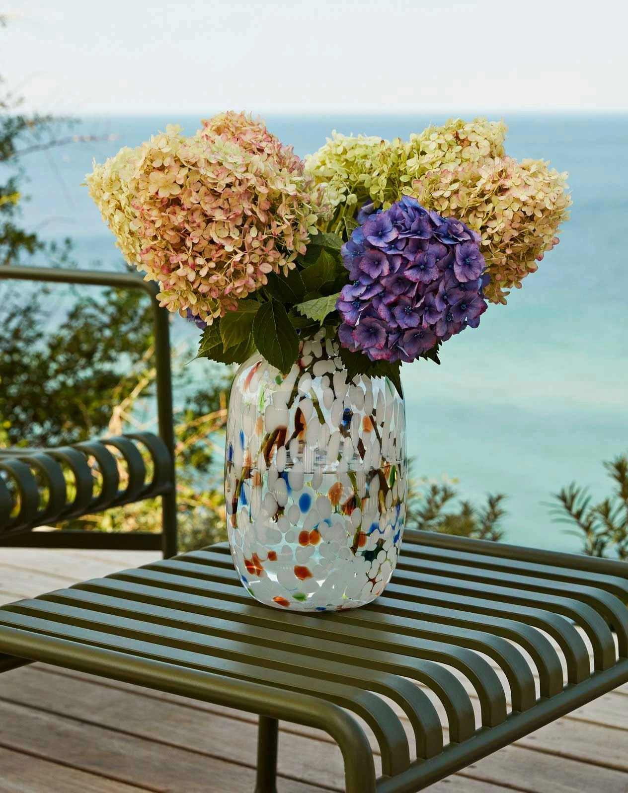 Hay Palissade Voetenbank, Olijfgroen 5 Hay Palissade Voetenbank, Olijfgroen - Afbeelding 3