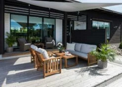 Gotland Bank 3-zits 182 Cm, Hittebehandeld As -Tuin Verkoop hillerstorp gotland bank 3 zits 6