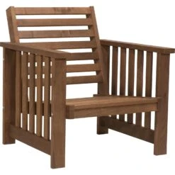 Gotland Fauteuil, Thermisch Behandeld As