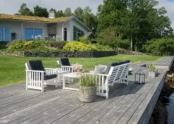 Gotland Loungetafel 60x120 Cm, Wit -Tuin Verkoop hillerstorp gotland loungetafel 60x120 cm 1
