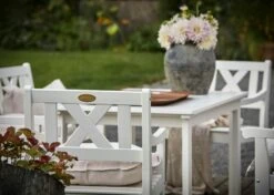 Läckö Tafelset 5 Zitplaatsen, Wit 7 Läckö Tafelset 5 Zitplaatsen, Wit -Tuin Verkoop hillerstorp lacko tafelset 5 zitplaatsen wit 1