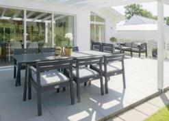 Stoltö Eetstoel, Orkaangrijs/Grijs -Tuin Verkoop hillerstorp stolto eetstoel 1