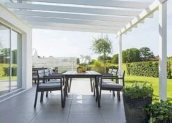 Stoltö Eettafel 90x220x72 Cm, Orkaangrijs -Tuin Verkoop hillerstorp stolto eettafel 90x220x72 cm 1