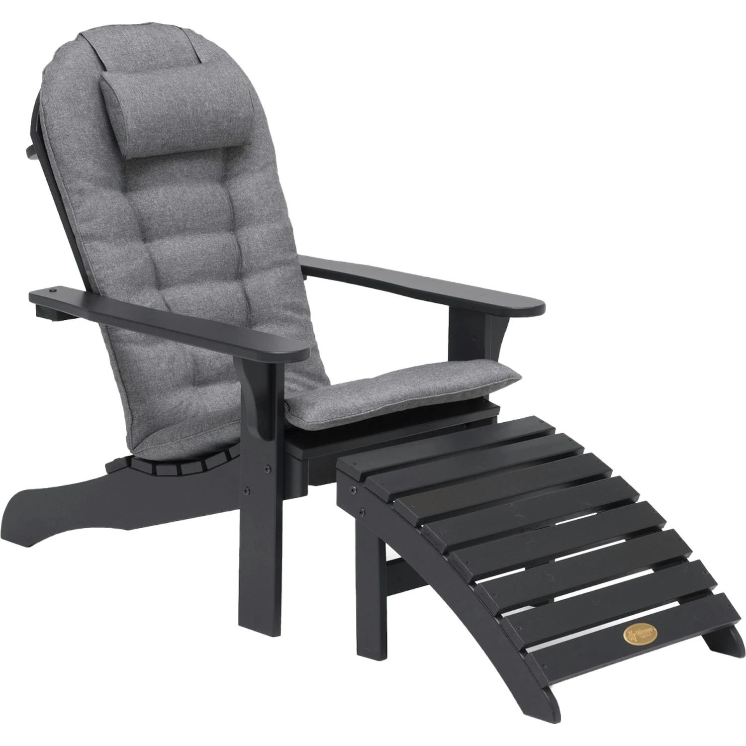 Tennessee Ligstoel Met Voetenbank, Orkaangrijs 4 Tennessee Ligstoel Met Voetenbank, Orkaangrijs - Afbeelding 2