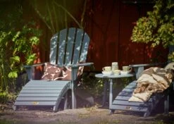 Tennessee Ligstoel Met Voetenbank, Staalgrijs -Tuin Verkoop hillerstorp tennessee ligstoel met voetenbank 9