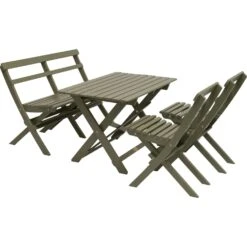 Torpet Tafelset 4 Zitplaatsen, Antiekgroen