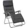 Lafuma Futura BeComfort Relaxation Chair, Dark Grey / Titan