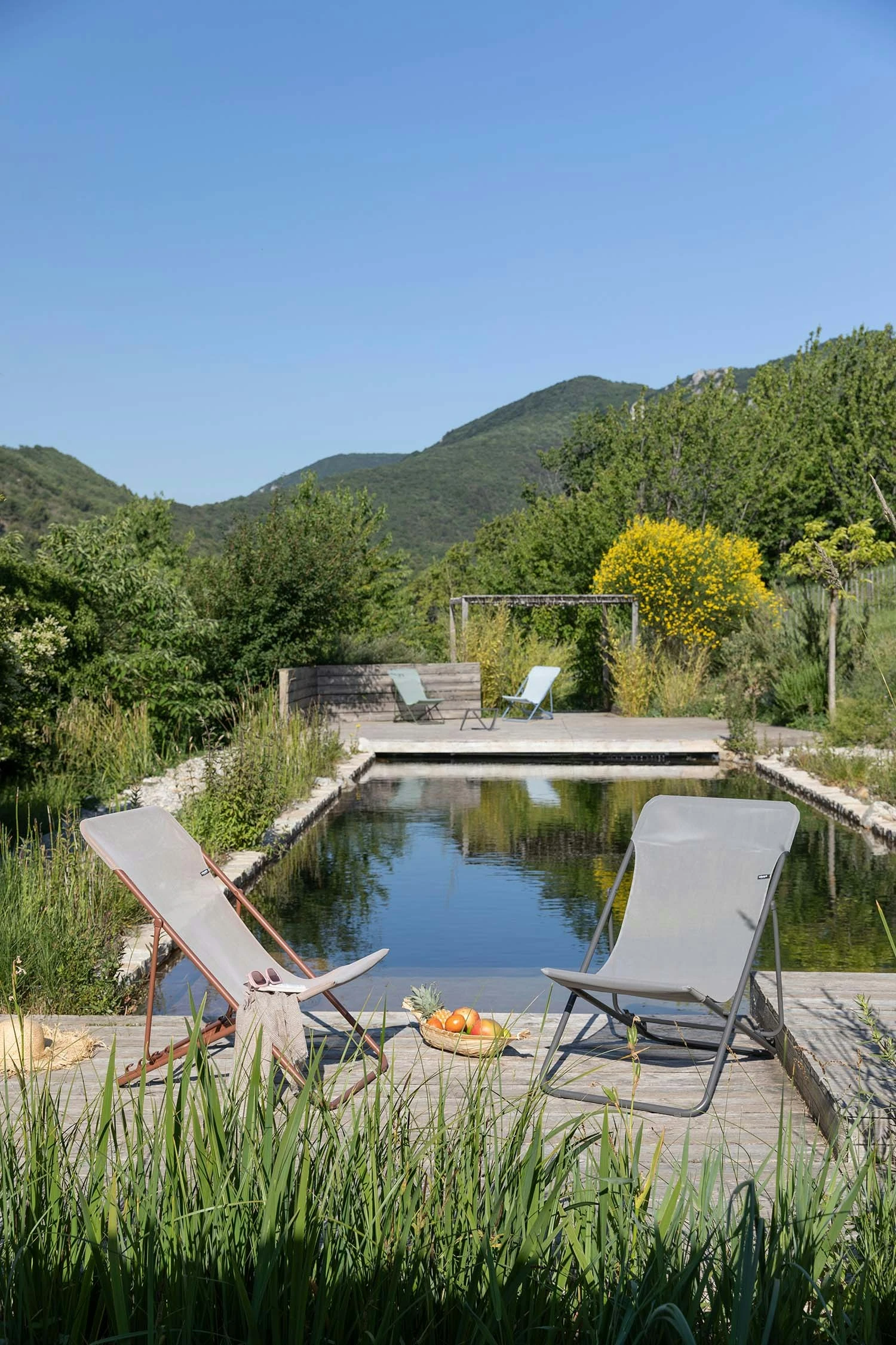 Lafuma Maxi Transat Colorblock Batyline® Iso Ligstoel, Terre 6 Lafuma Maxi Transat Colorblock Batyline® Iso Ligstoel, Terre - Afbeelding 4